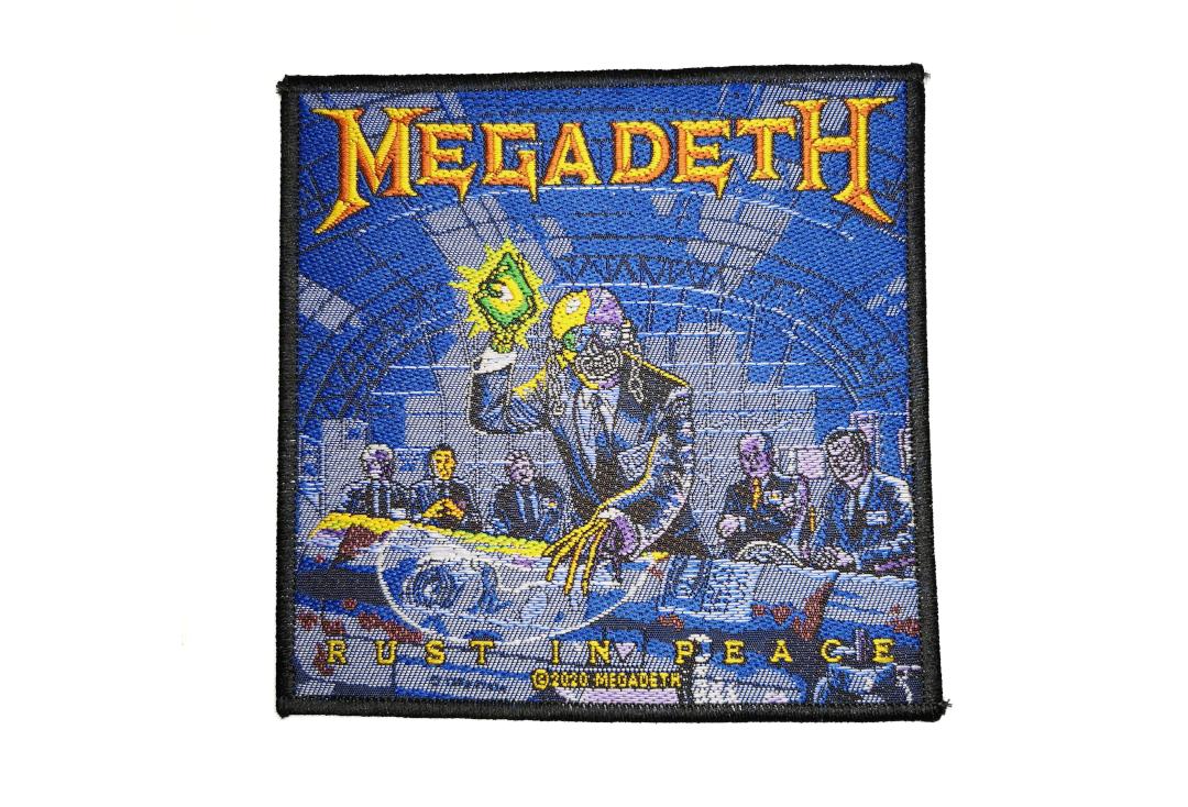 Official Band Merch | Megadeth - Rust In Peace Woven Patch