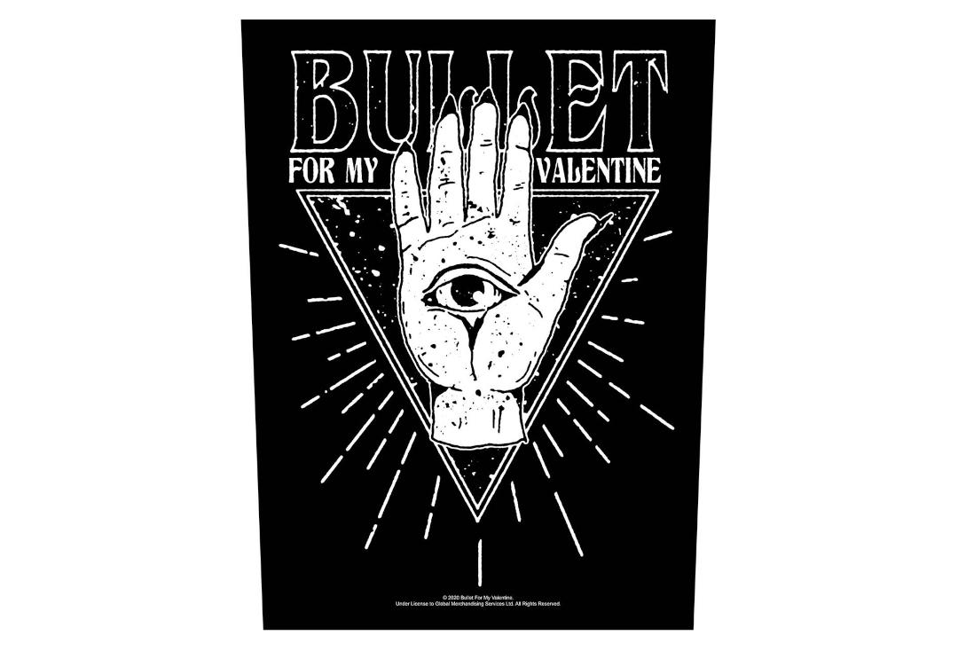 Official Band Merch | Bullet For My Valentine - All Seeing Eye Printed Back Patch