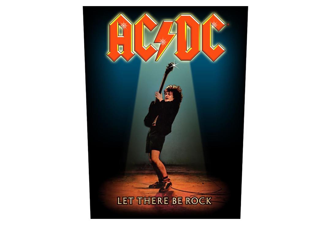Official Band Merch | AC/DC - Let There Be Rock Printed Back Patch