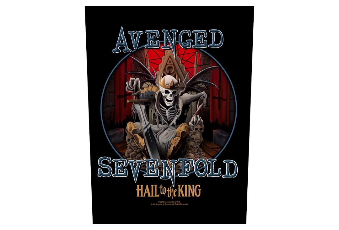 Official Band Merch | Avenged Sevenfold - Hail To The King Printed Back Patch