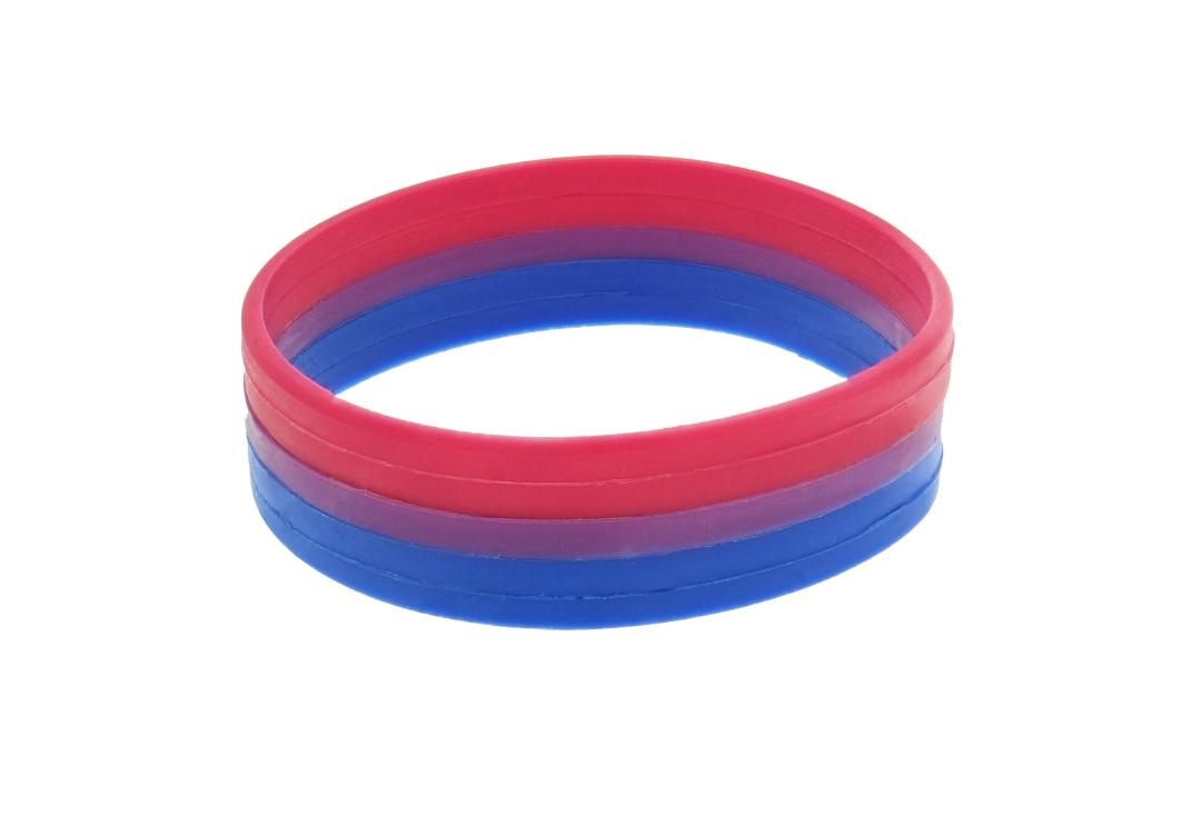 Void Clothing | Bisexual Pride Gummy Wristband