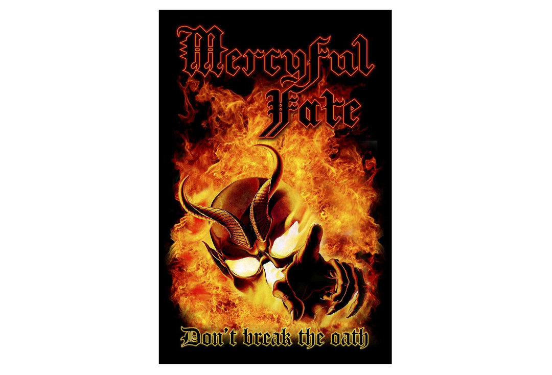 Official Band Merch | Mercyful Fate - Don't Break The Oath Printed Textile Poster