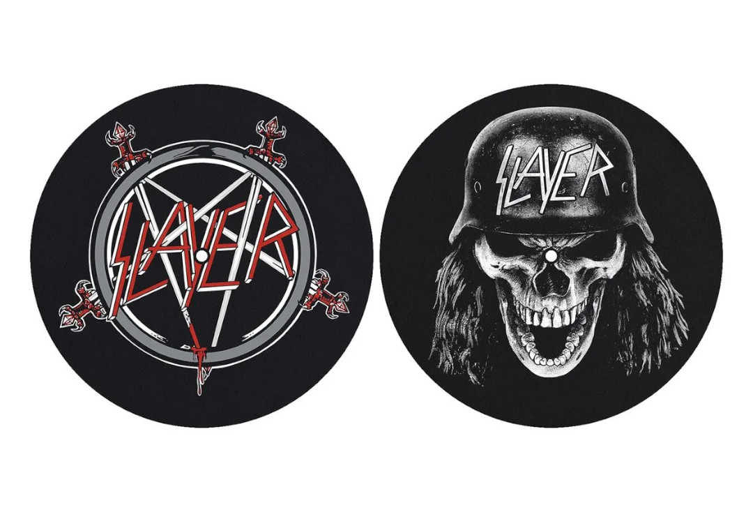 Official Band Merch | Slayer - Pentagram/Wehmacht Official Slipmat Set