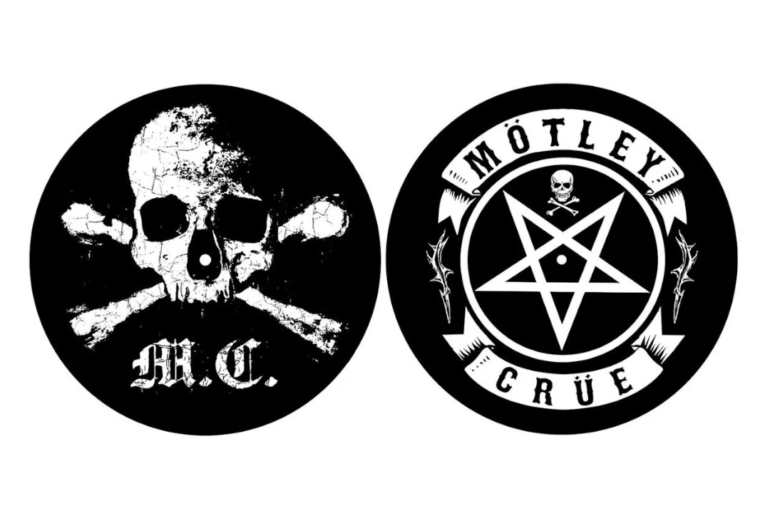 Official Band Merch | Motley Crue - Skull & Pentagram Official Slipmat Set