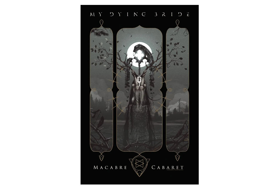 Official Band Merch | My Dying Bride - Macabre Cabaret Printed Textile Poster