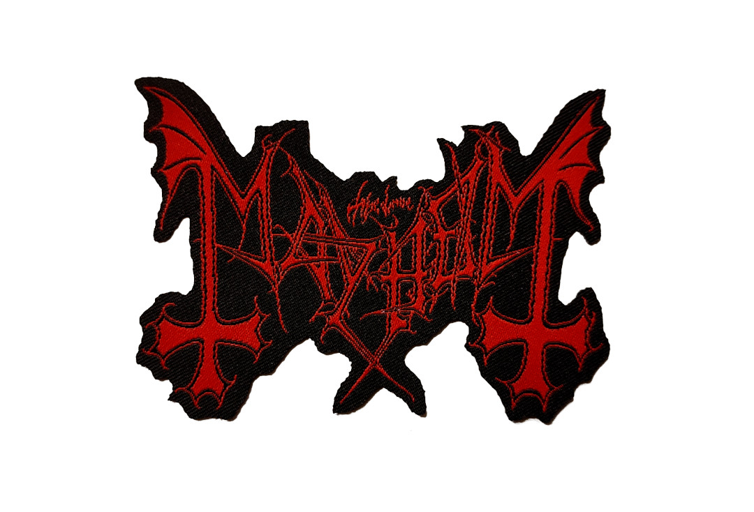 Official Band Merch | Mayhem - Cut Out Logo Woven Patch
