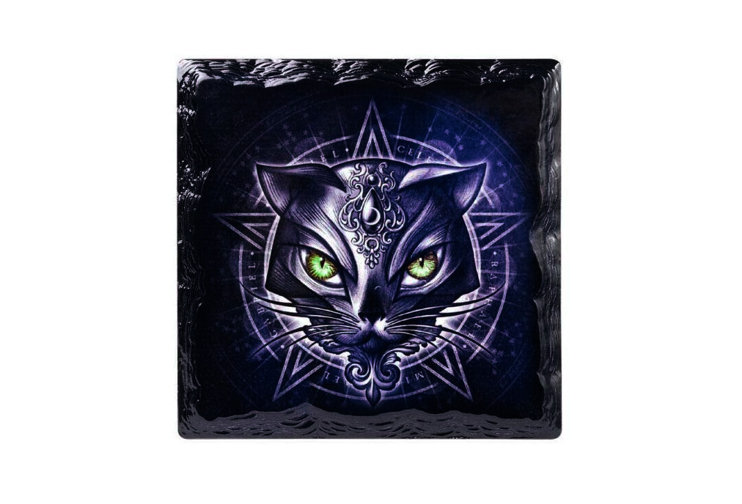 Alchemy Gothic | Sacred Cat Ceramic Coaster