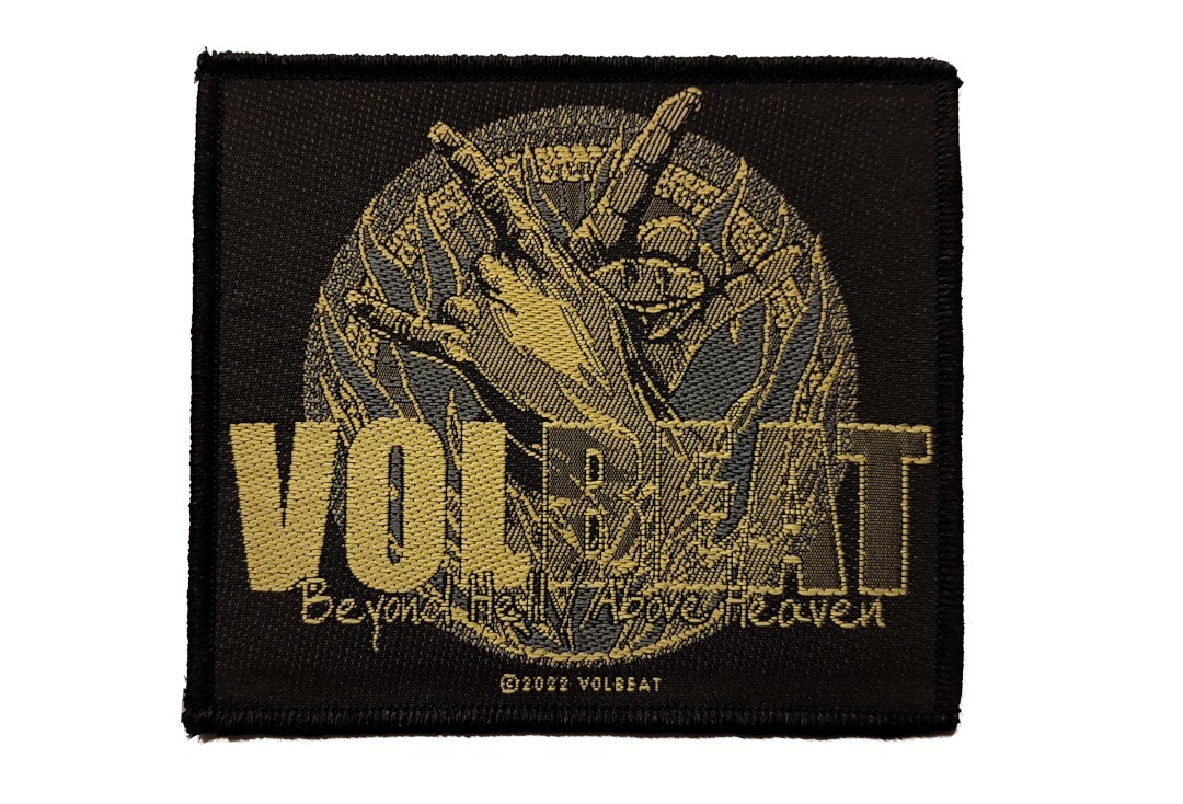 Official Band Merch | Volbeat - Beyond Hell Woven Patch