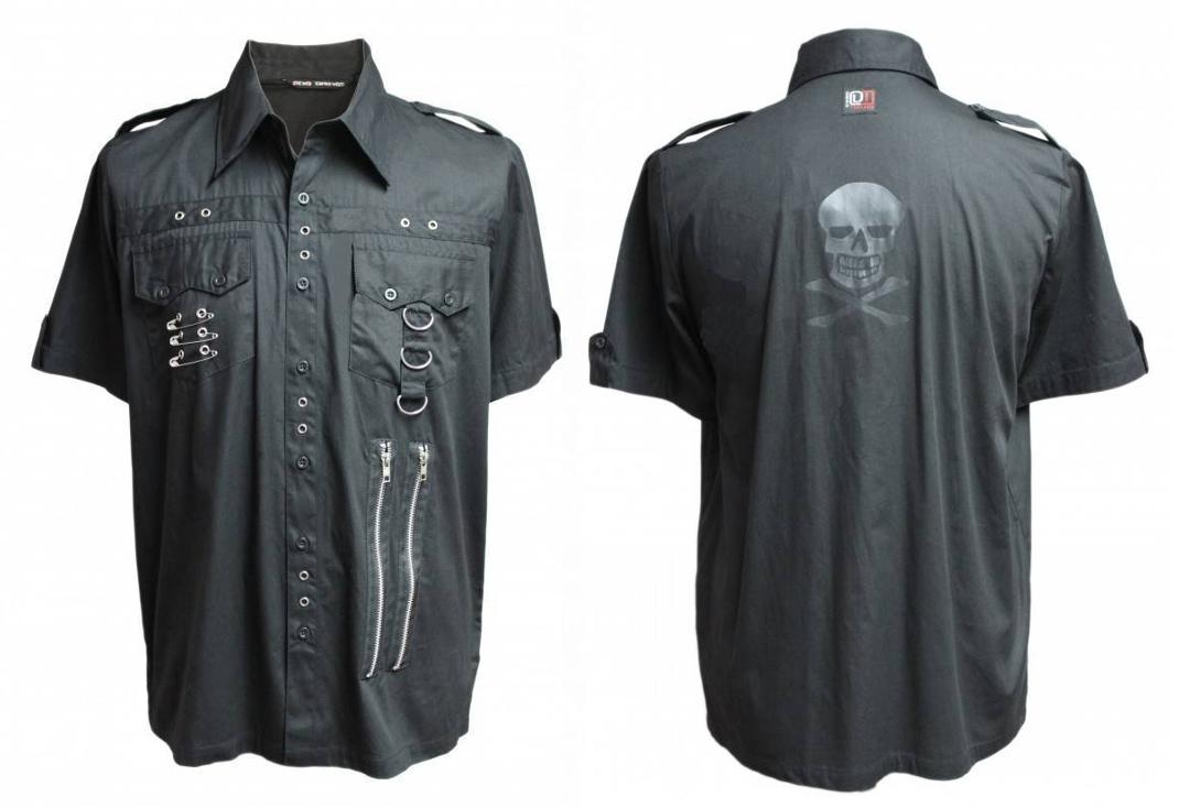 Dead Threads | Skull Print 9911 Short Sleeve Shirt