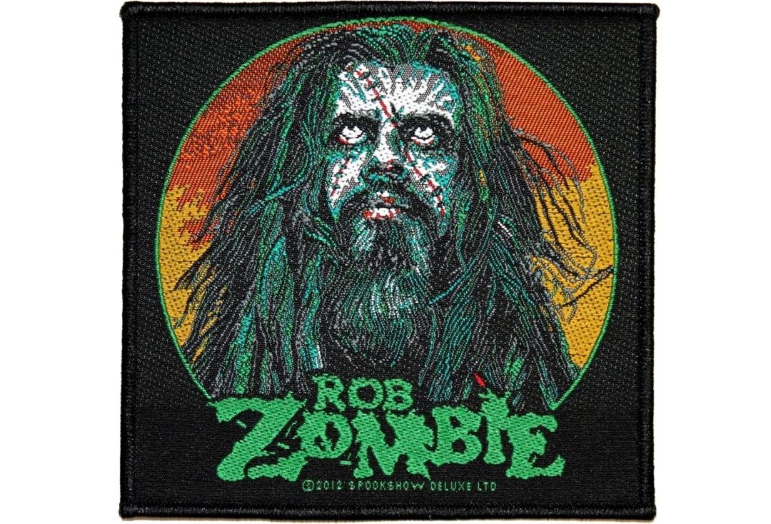 Official Band Merch | Rob Zombie - Zombie Face #1 Woven Sew On Patch