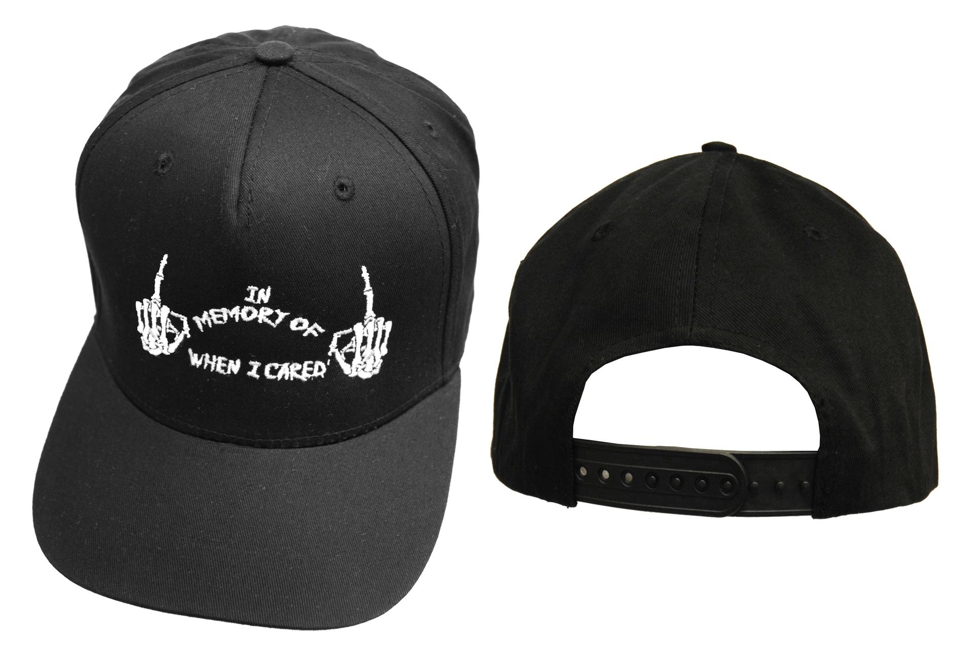 Darkside | In Memory Of When I Cared Black Snapback Cap - Front