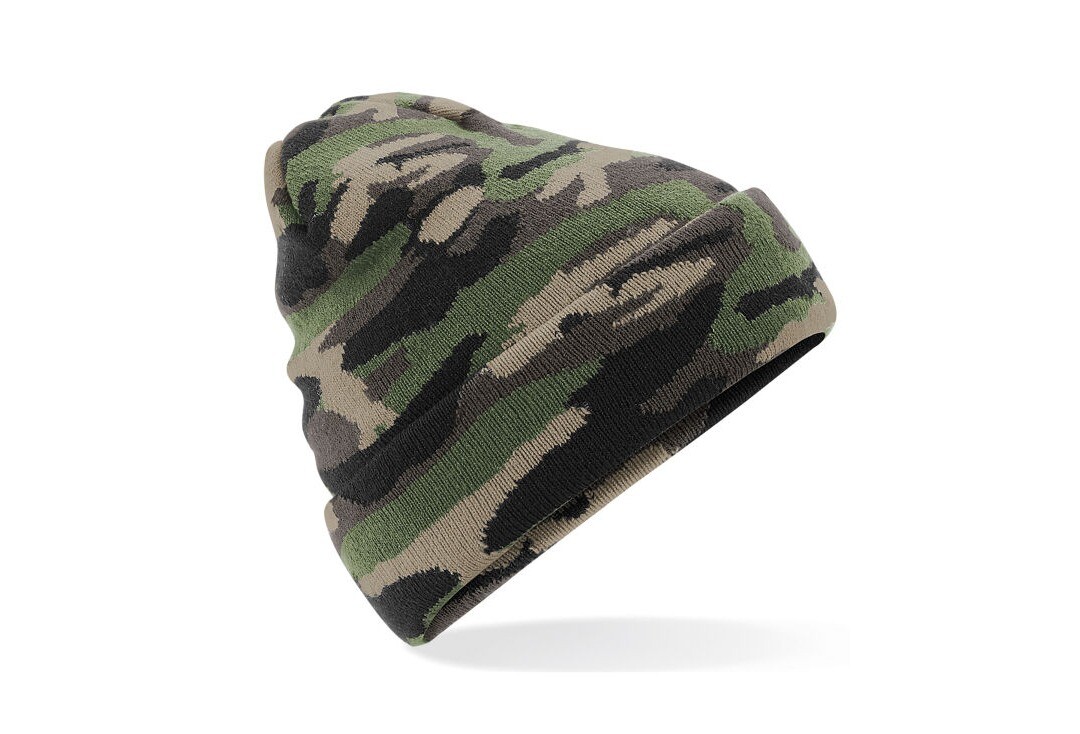 Void Clothing | Jungle Camo 2 in 1 Beanie Hat