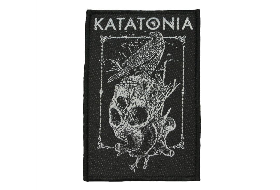 Official Band Merch | Katatonia - Skull Crow Woven Patch