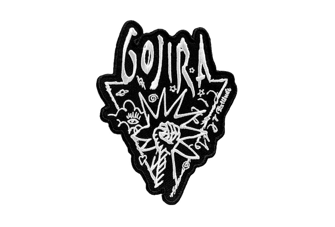 Gojira - Power Glove Iron On Embroidered Patch