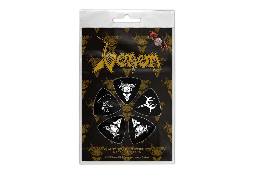 Venom - Logo Official Tri-Tip Plectrum Pack