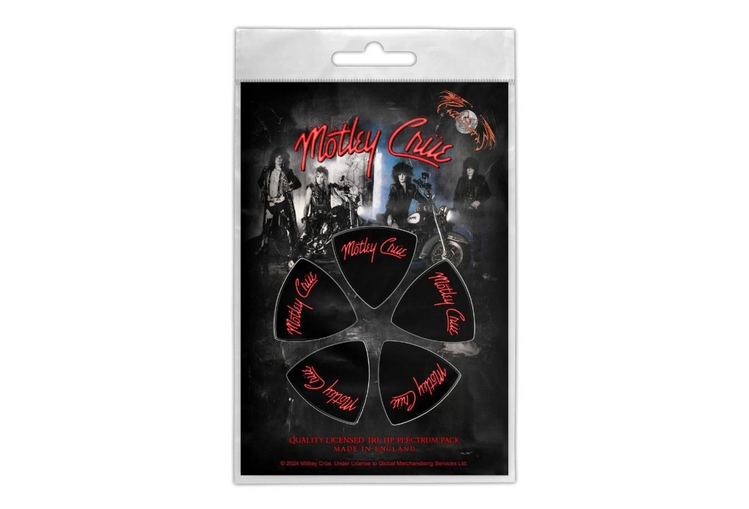 Motley Crue - Logo Official Tri-Tip Plectrum Pack