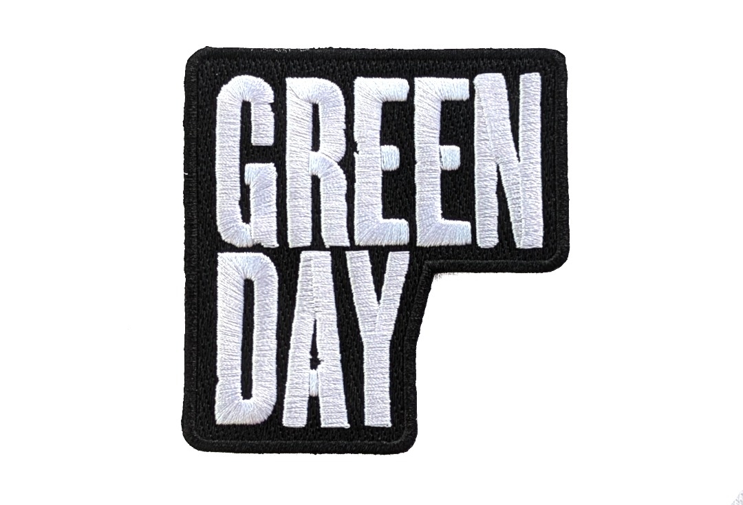 Green Day - Stacked Logo Iron On Embroidered Patch