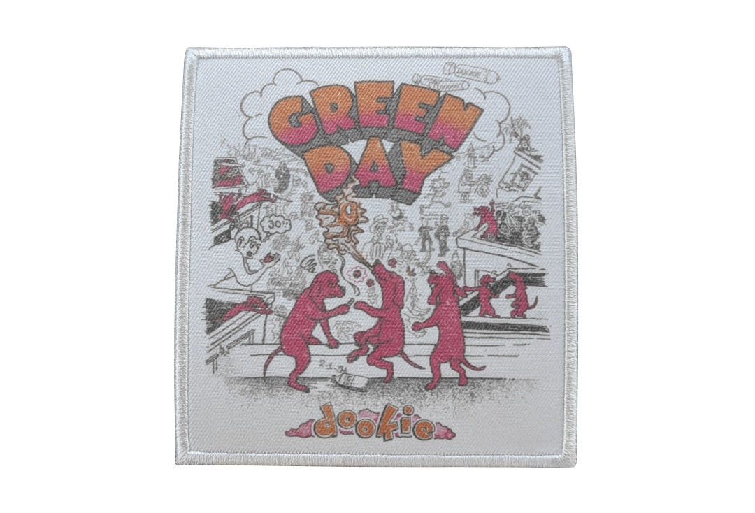 Green Day - 30th Anniversary Dookie Dogs Iron On Printed Patch