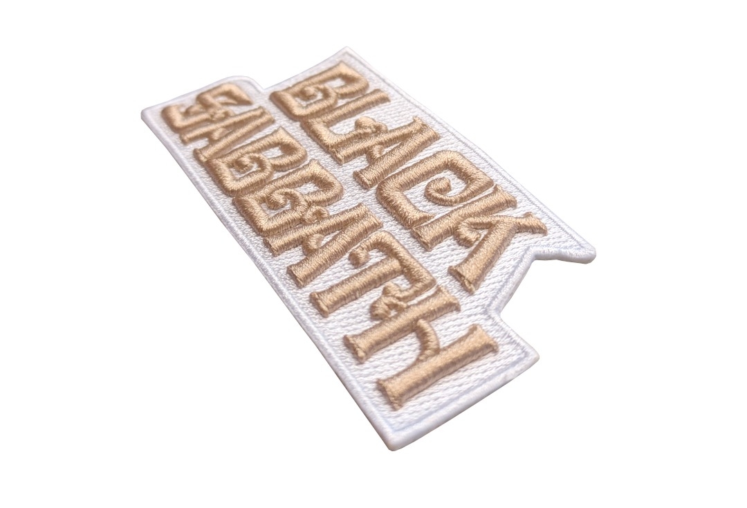 Black Sabbath - 3D Text Logo Iron On Embroidered Patch