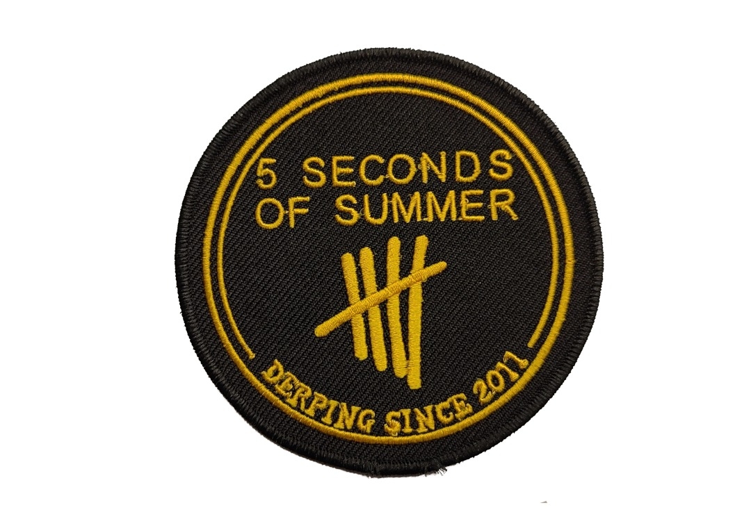 5 Seconds Of Summer - Derping Stamp Sew On Embroidered Patch