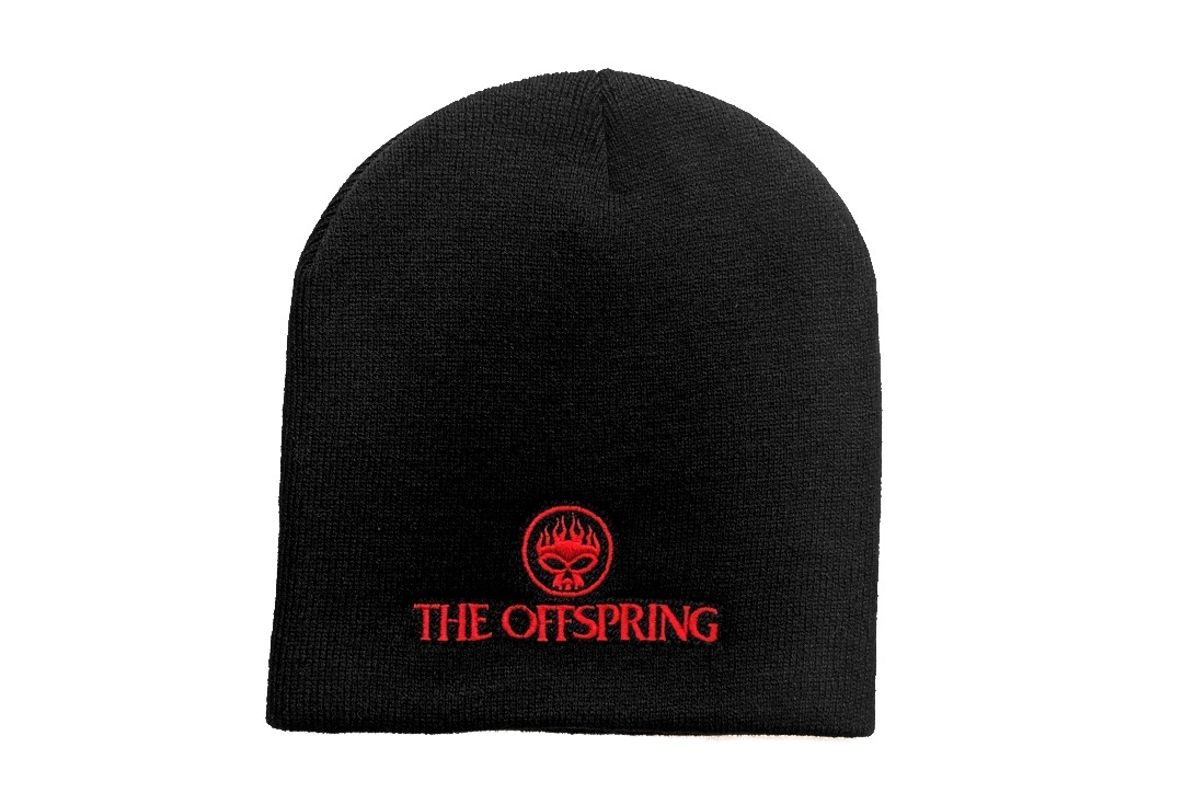 The Offspring - Skull Logo Embroidered Official Knitted Beanie Hat