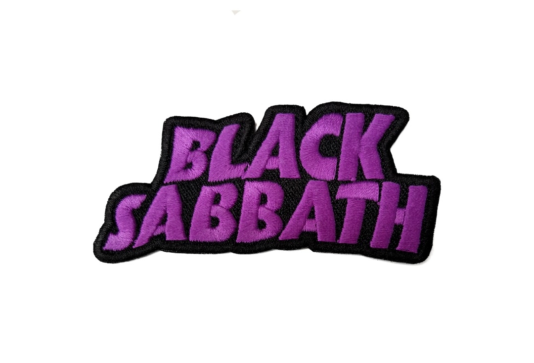 Black Sabbath - Cut Out Wavy Logo Iron On Embroidered Patch