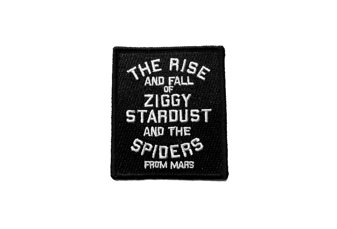 David Bowie - The Rise & Fall Iron On Embroidered Patch