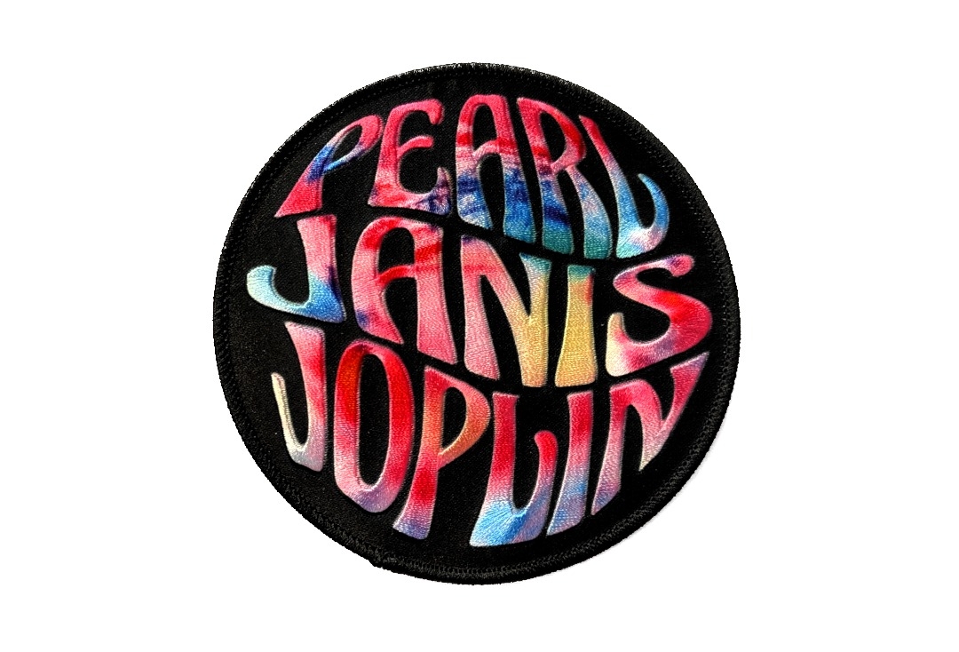 Janis Joplin - Pearl Circle Iron On Printed & Embroidered Patch