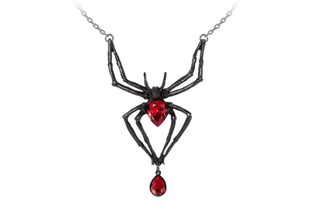 Black Widow Alchemy Gothic Necklace