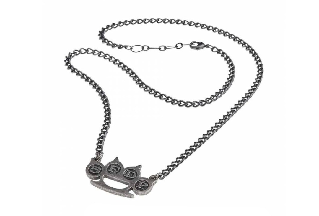 Five Finger Death Punch - Knuckle Duster Alchemy Gothic Necklace - Chain