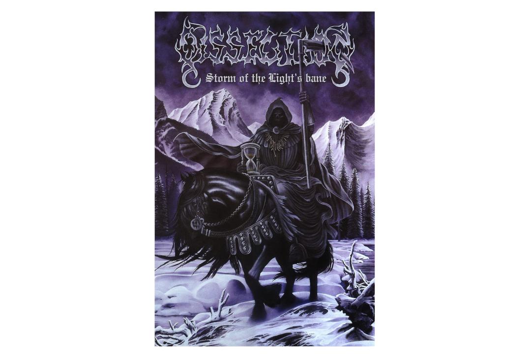 Official Band Merch | Dissection - Storm Of The Lights Bane Printed Textile Poster