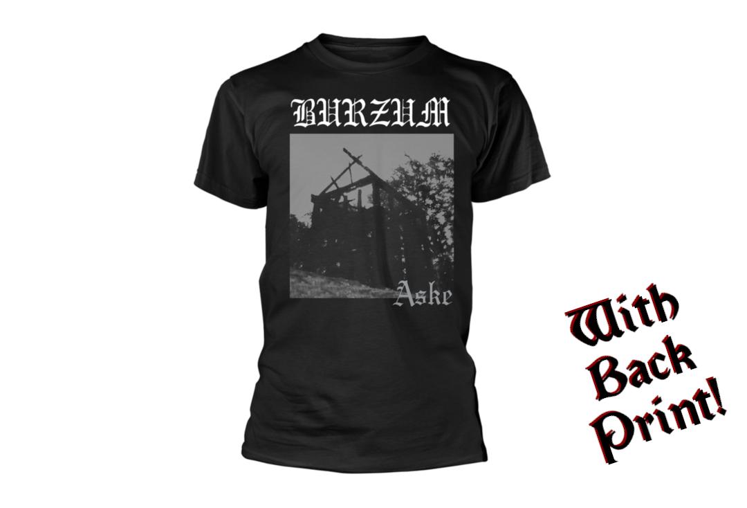 Official Band Merch | Burzum - Aske Men's Short Sleeve T-Shirt - Front View