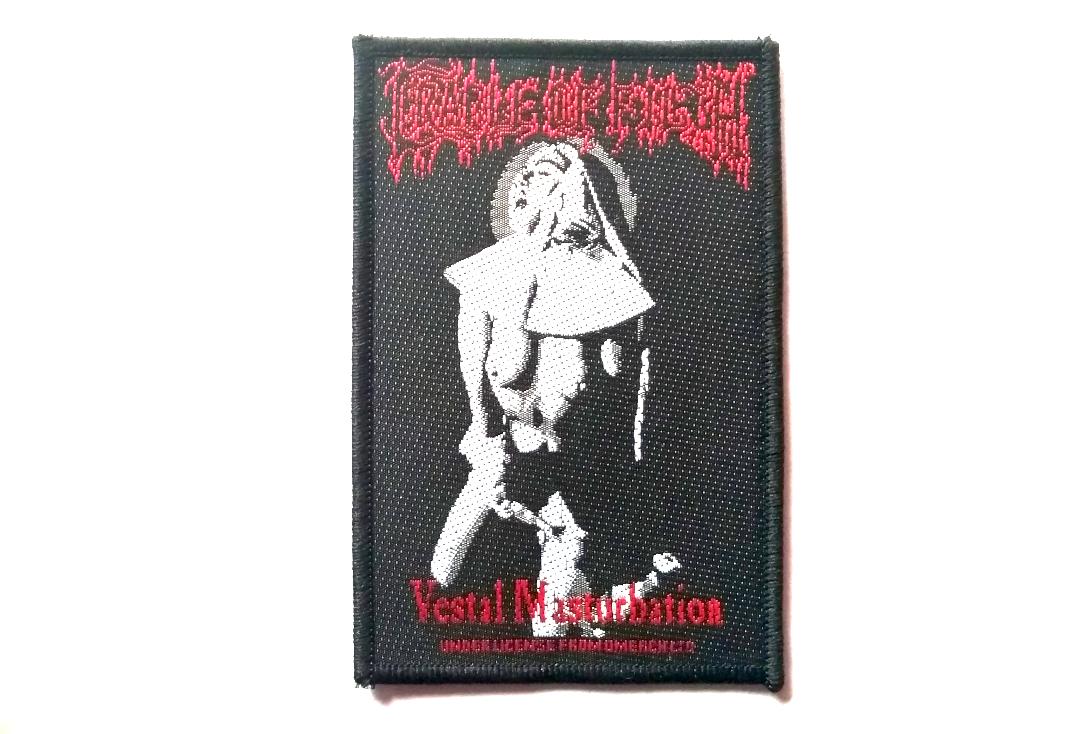 Official Band Merch | Cradle Of Filth - Vestal Masturbation Woven Patch