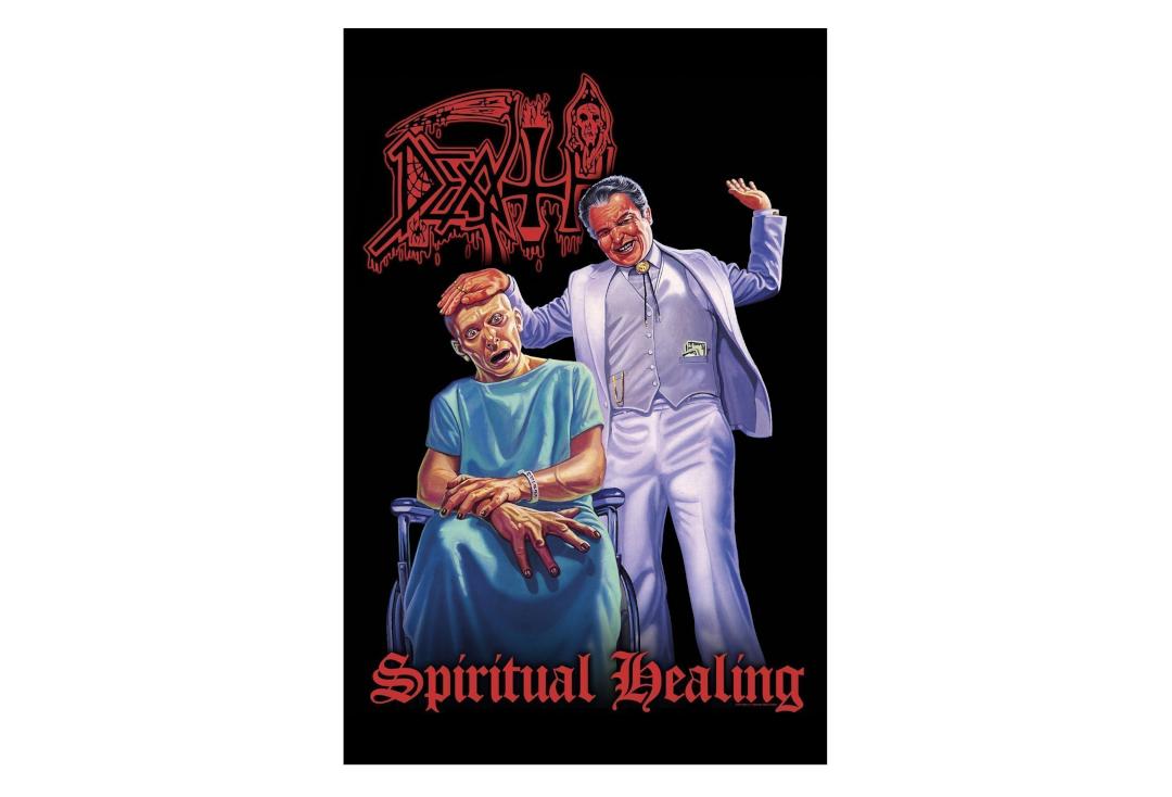 Official Band Merch | Death - Spiritual Healing Printed Textile Poster