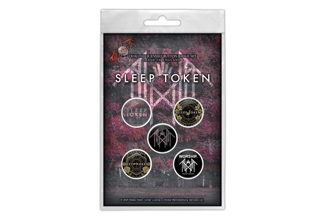 Sleep Token - Even In Arcadia Official Button Badge Pack