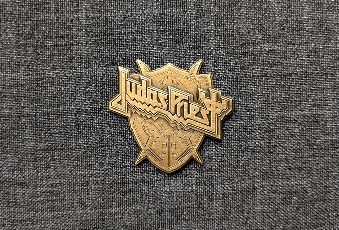 Judas Priest - Invincible Shield Official Metal Pin Badge