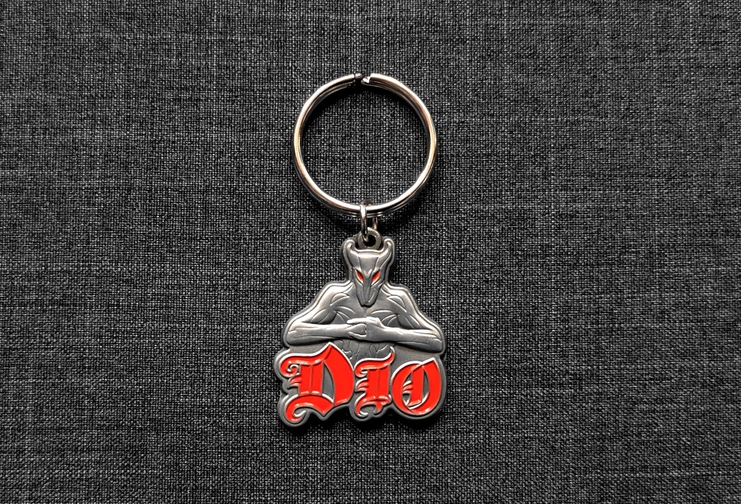 Dio - Logo & Murray Official Metal Keyring