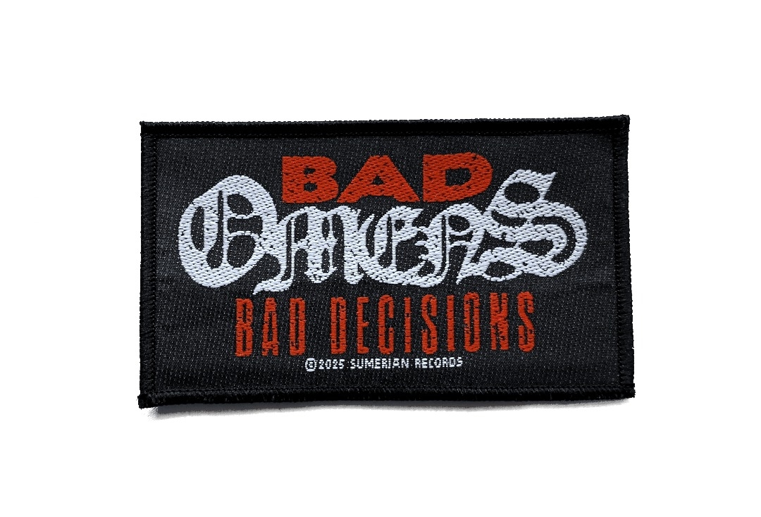 Bad Omens - Bad Decisions Sew On Woven Patch