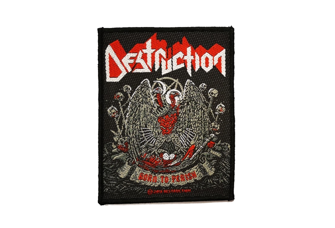 Destruction - Born To Perish Sew On Woven Patch
