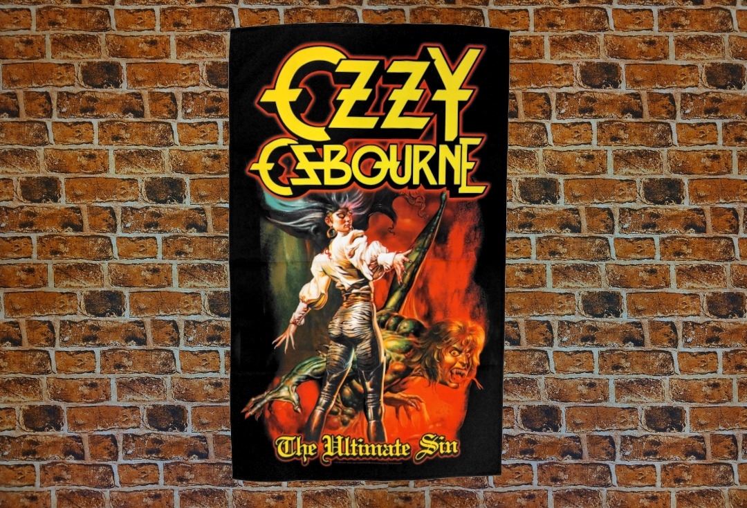 Ozzy Osbourne - Ultimate Sin Printed Textile Poster