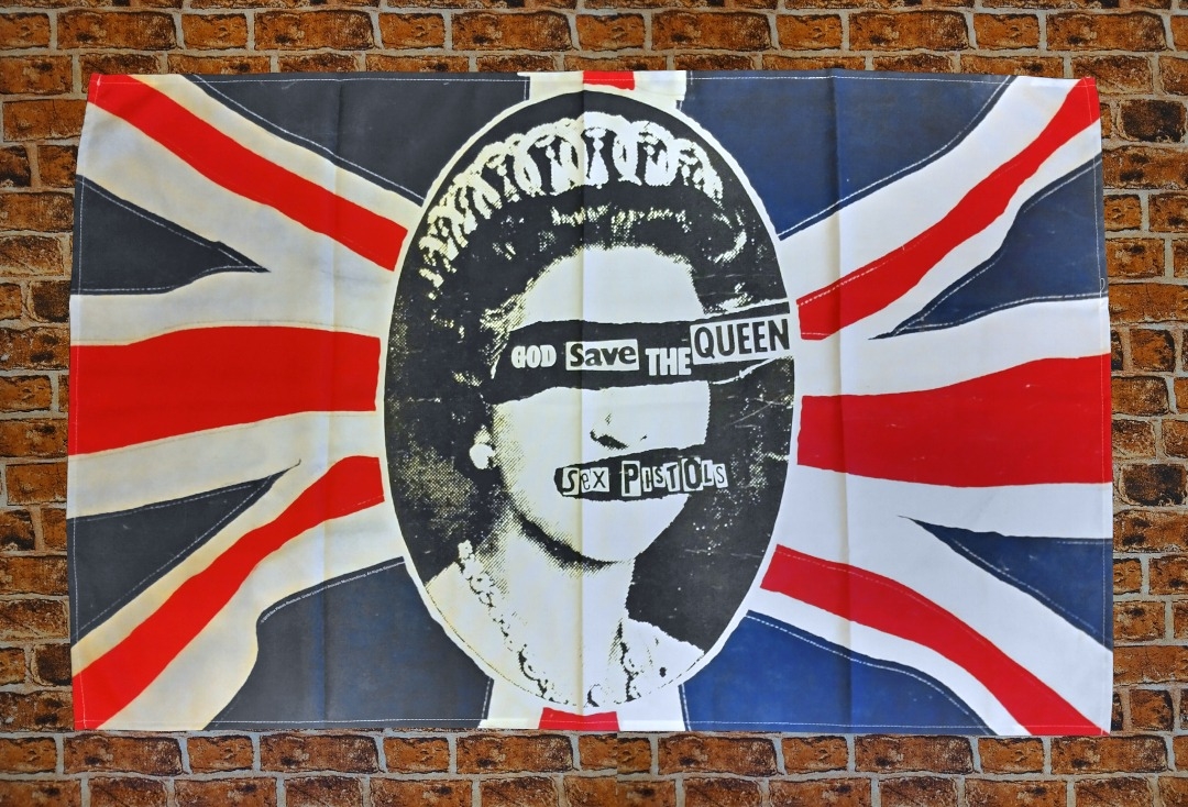 Sex Pistols - God Save The Queen Printed Textile Poster