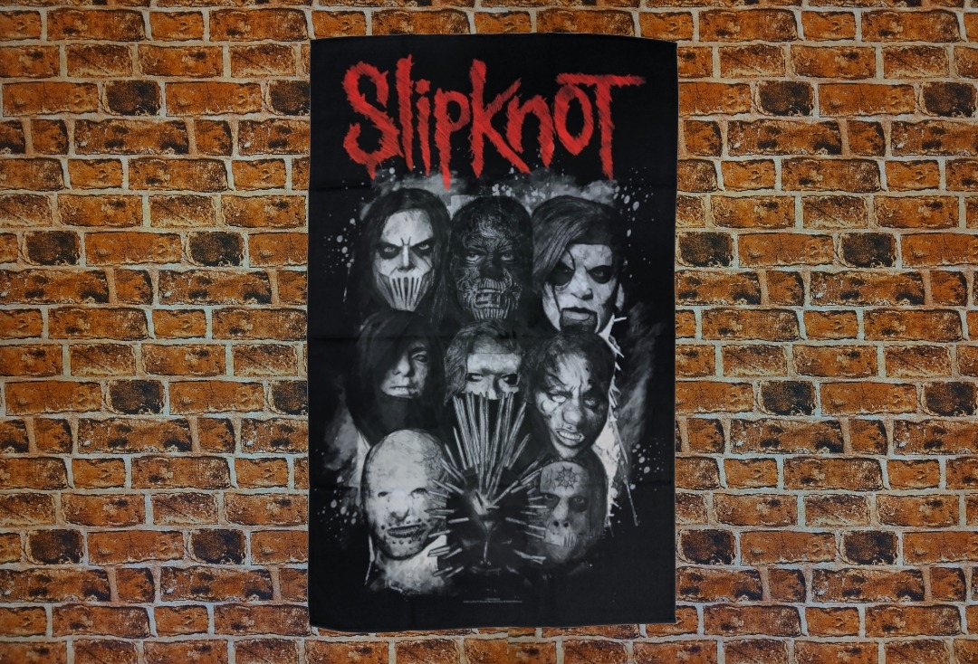 Slipknot - Masks Printed Textile Poster