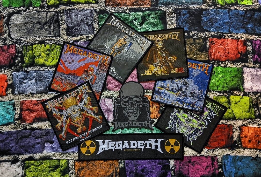 Megadeth - Bundle Of 8 Official Sew On Woven Patches