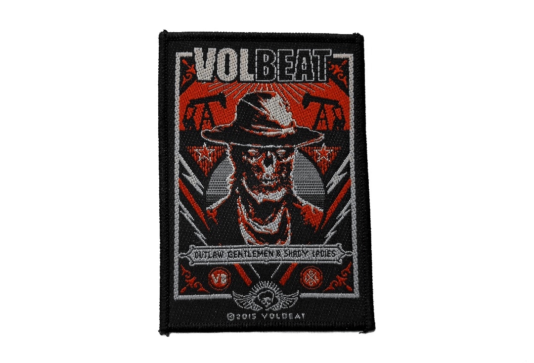Volbeat - Ghoul Frame Outlaw Officially Licensed Sew On Woven Patch