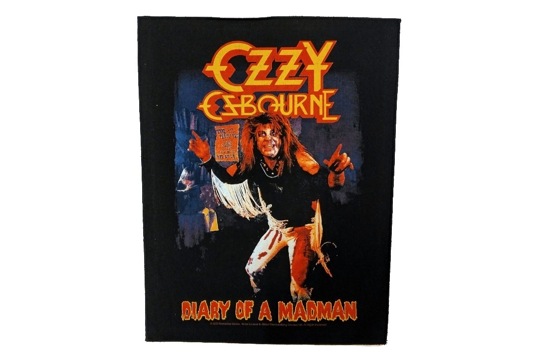 Ozzy Osbourne - Diary Of A Madman Printed Back Patch
