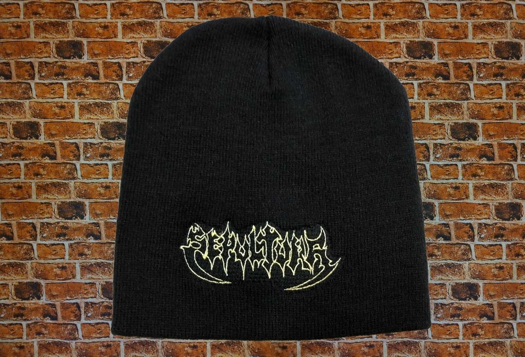 Sepultura - Logo Embroidered Official Knitted Beanie Hat