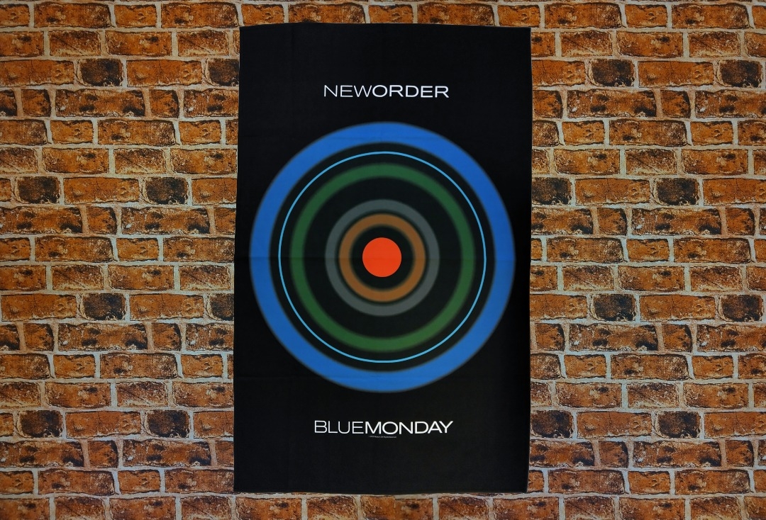 New Order - Blue Monday Printed Textile Poster - Blue Monday Printed Textile Poster