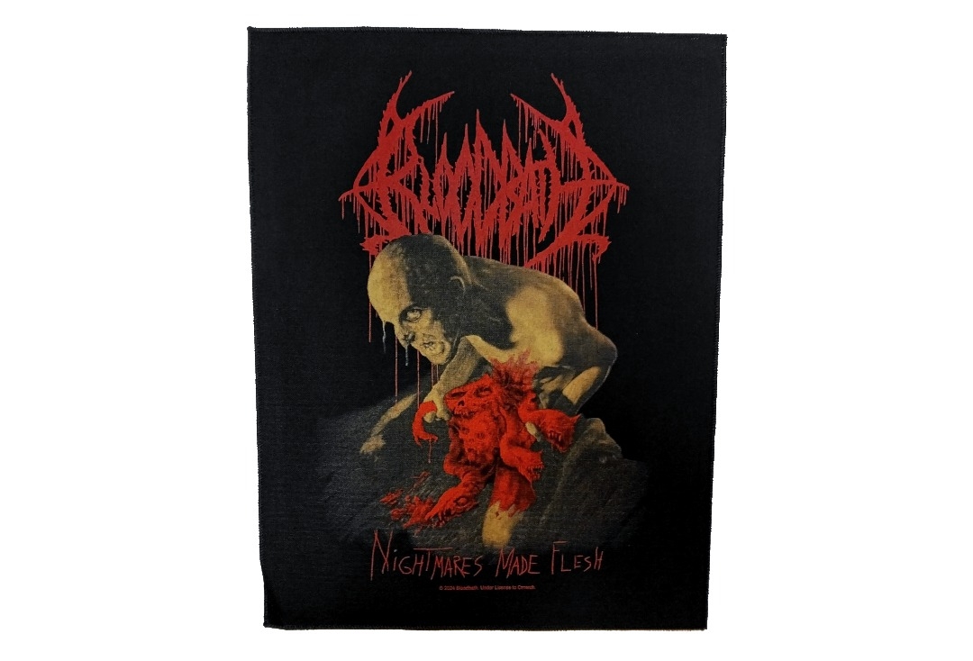 Bloodbath - Nightmares Made Flesh Printed Back Patch