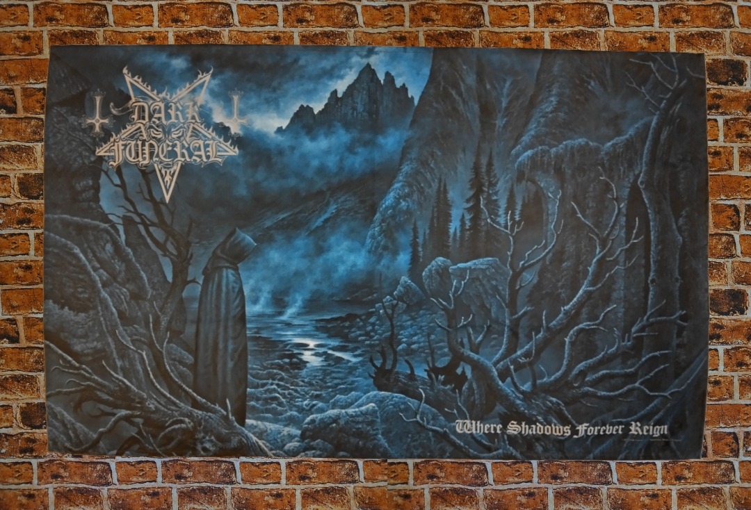 Dark Funeral - Where Shadows Forever Reign Printed Textile Poster