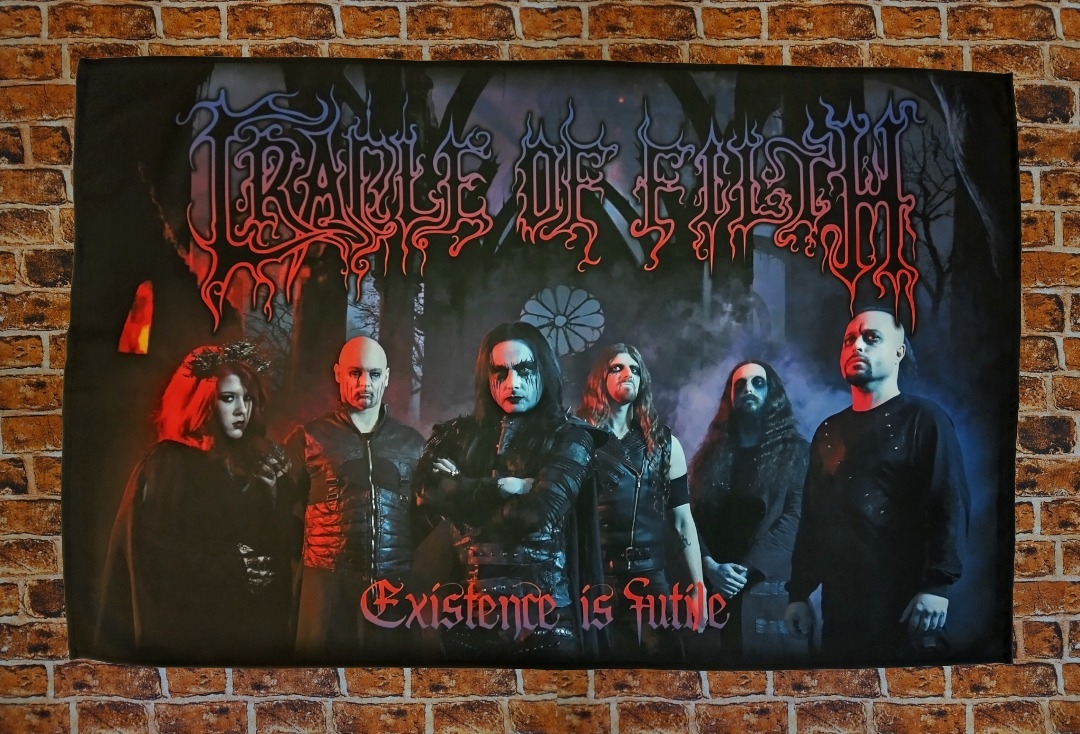 Cradle Of Filth - Existence Is Futile Printed Textile Poster